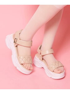 �ySALE�^49%OFF�z�L���e�B���O �ʃt�@�X�i�[�X�g���b�v�T���_�� csT&P �G�X�y�����T �V���[�Y�E�C �T���_�� �s���N �u���b�N �z���C�g�yRBA_E�z[Rakuten Fashion]
