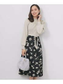 【SALE／20%OFF】ハイネックニットワンピース【洗濯機OK/抗ピル】 index インデックス ワンピース・ドレス その他のワンピース・ドレス ブラック ワインレッド グレー ネイビー【RBA_E】【送料無料】[Rakuten Fashion]