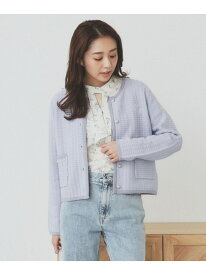 【SALE／60%OFF】コットンカノコカーディガン【洗濯機洗い可】 index インデックス トップス カーディガン パープル ホワイト ネイビー【RBA_E】[Rakuten Fashion]