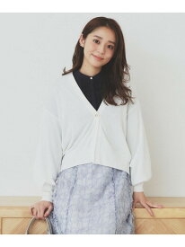 【SALE／50%OFF】リラクシートッパーカーディガン【洗える】 index インデックス トップス カーディガン ホワイト グレー ネイビー【RBA_E】[Rakuten Fashion]