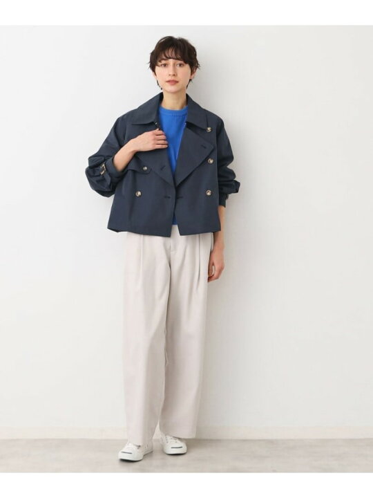 楽天市場】【SALE／70%OFF】【洗える】ショートトレンチジャケット 