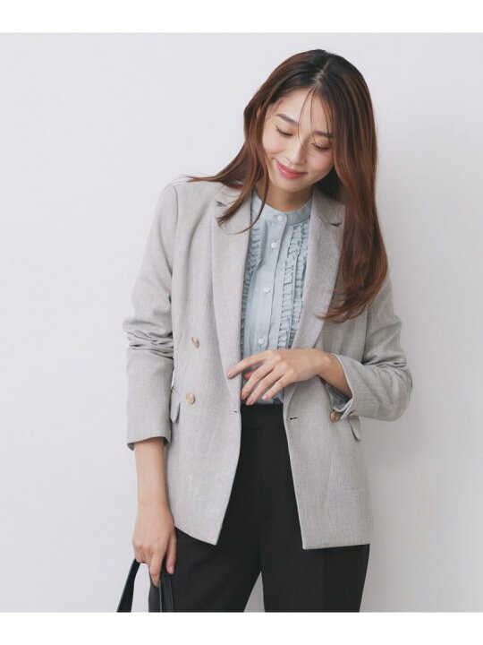 楽天市場】【SALE／30%OFF】《Oggi掲載》ダブルブレストテーラード 