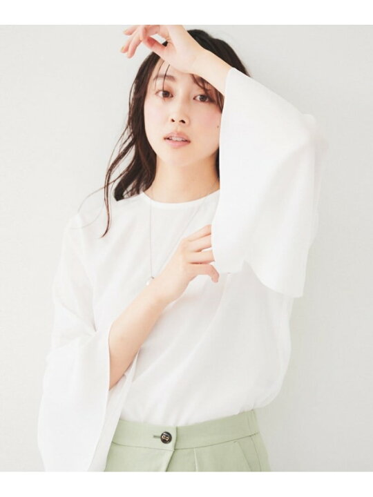 楽天市場】【SALE／70%OFF】フレアスリーブブラウス UNTITLED アン 