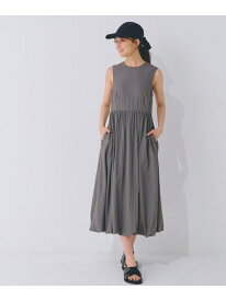 【SALE／30%OFF】【晴れの日も雨の日も】撥水バルーンワンピース grove グローブ ワンピース・ドレス その他のワンピース・ドレス グレー オレンジ ブラック【RBA_E】【送料無料】[Rakuten Fashion]
