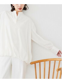 【SALE／50%OFF】【朝比奈 彩*Oggi*UNTITLED スペシャルコラボ】バルーンヘムブラウス UNTITLED アンタイトル トップス シャツ・ブラウス ブラック ホワイト【RBA_E】【送料無料】[Rakuten Fashion]