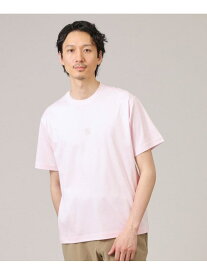 【刺繍ロゴT】スムース ワンポイント Tシャツ TAKEO KIKUCHI タケオキクチ トップス カットソー・Tシャツ ホワイト グレー ピンク【送料無料】[Rakuten Fashion]