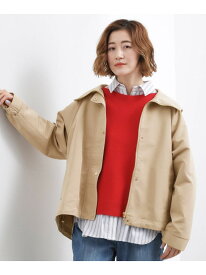 【貴島明日香さん着用】【撥水】きれいめに着こなせるマウンテンパーカ grove グローブ ジャケット・アウター ブルゾン・ジャンパー ホワイト ブルー グレー ネイビー ベージュ【送料無料】[Rakuten Fashion]