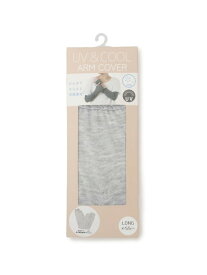 【SALE／20%OFF】【接触冷感/洗濯可】UVシャーリングアームカバー ITS' DEMO イッツデモ ファッション雑貨 手袋 グレー ブラック【RBA_E】[Rakuten Fashion]