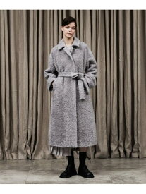 【SALE／50%OFF】スーリーアルパカコート UNTITLED アンタイトル ジャケット・アウター ステンカラーコート ブラウン グレー【RBA_E】【送料無料】[Rakuten Fashion]
