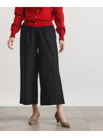 【SALE／38%OFF】【多機能】裏起毛ハイパーストレッチワイドパンツ grove グローブ パンツ その他のパンツ ブラック グリーン ベージュ ブラウン【RBA_E】[Rakuten Fashion]