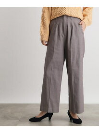 【SALE／37%OFF】裏起毛デニムライクストレートワイドパンツ grove グローブ パンツ その他のパンツ グレー ネイビー ブラック【RBA_E】[Rakuten Fashion]