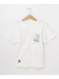 CHUMS(チャムス)キッズゴーアウトドアポケットTシャツ Dessin デッサン トップス カットソー・Tシャツ ホワイト グリーン ブルー【送料無料】[Rakuten Fashion]