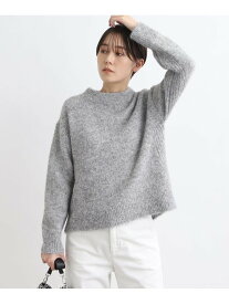 【SALE／40%OFF】【メランジ素材】ボトルネックニット INDIVI インディヴィ トップス ニット グレー ベージュ ピンク ブルー【RBA_E】【送料無料】[Rakuten Fashion]