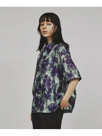 【SALE／30%OFF】カラミ2WAYシャツ tk.TAKEO KIKUCHI ティーケータケオキクチ トップス シャツ・ブラウス グレー ブラウン ネイビー ブラック パープル ブルー【RBA_E】【送料無料】[Rakuten Fashion]