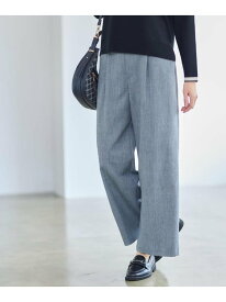 【すっきりシルエット】ワイドクロップドパンツ Reflect リフレクト パンツ その他のパンツ ブラック ブラウン ピンク グレー【送料無料】[Rakuten Fashion]