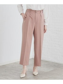 【SALE／30%OFF】ストレッチベルテッドストレートパンツ【洗濯機洗い可/防シワ】 index インデックス パンツ その他のパンツ ブラック ベージュ オレンジ【RBA_E】【送料無料】[Rakuten Fashion]