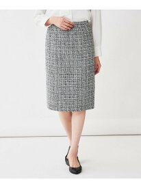 【SALE／50%OFF】【入卒/セレモニー/通勤】ラメツイードタイトスカート UNTITLED アンタイトル スカート ロング・マキシスカート ブラック ネイビー ブルー グレー【RBA_E】【送料無料】[Rakuten Fashion]