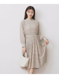 【SALE／40%OFF】《5色展開/S-3Lサイズ》プリーツフレアワンピース【洗濯機OK/防シワ】 index インデックス ワンピース・ドレス その他のワンピース・ドレス ブラウン ブラック ネイビー グレー【RBA_E】【送料無料】[Rakuten Fashion]