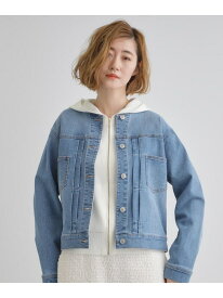 【SALE／37%OFF】ライトオンスストレッチデニムジャケット grove グローブ ジャケット・アウター デニムジャケット ブルー【RBA_E】【送料無料】[Rakuten Fashion]