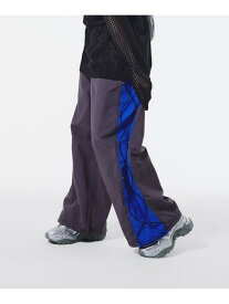 K'Project by Aoi Nylon washer Training Pants tk.TAKEO KIKUCHI ティーケータケオキクチ パンツ その他のパンツ グレー ブラック【送料無料】[Rakuten Fashion]