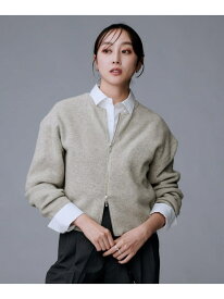 【SALE／37%OFF】【ゆったりサイズ/着丈短め】ジップニットカーディガン UNTITLED アンタイトル トップス カーディガン ブルー ブラウン ブラック【RBA_E】【送料無料】[Rakuten Fashion]