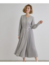 【SALE／53%OFF】サイドプリーツシャツワンピース grove グローブ ワンピース・ドレス その他のワンピース・ドレス グリーン ネイビー【RBA_E】[Rakuten Fashion]