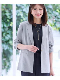 【SALE／20%OFF】【UVカット/接触冷感/マシンウォッシュ可/吸水速乾/セットアップ可/夏の通勤におすすめ】ドライタッチジャケット Reflect リフレクト ジャケット・アウター テーラードジャケット・ブレザー ブラウン ブラック ベージ【RBA_E】【送料無料】[Rakuten Fashion]