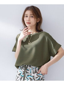 【11色展開/体型カバー】前後2WAYフレンチスリーブニット UNTITLED アンタイトル トップス ニット ネイビー ホワイト グレー カーキグリーン ピンク オレンジ パープル【送料無料】[Rakuten Fashion]