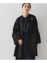 フレアスリーブ nouque コート ヌーク ワンピース トップス 長袖 