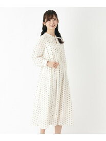 【洗える/ウエストゴム/同柄アイテムあり】シブソンジオ柄 ワンピース LAURA ASHLEY ローラ アシュレイ ワンピース・ドレス その他のワンピース・ドレス ホワイト ピンク ネイビー【送料無料】[Rakuten Fashion]