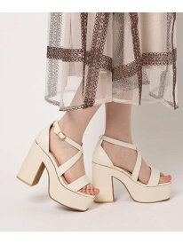 【SALE／10%OFF】【ラク盛り/サンダル】リピーター続出/脚長美脚 クロスストラップサンダル ESPERANZA エスペランサ シューズ・靴 サンダル ホワイト ブラック【RBA_E】【送料無料】[Rakuten Fashion]