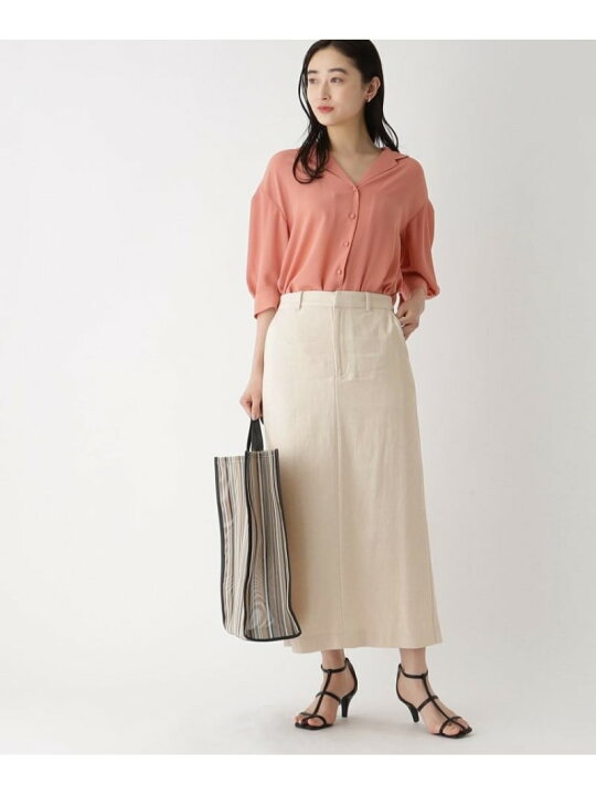楽天市場】【SALE／50%OFF】セットアップ対応 レーヨンリネンナロー 