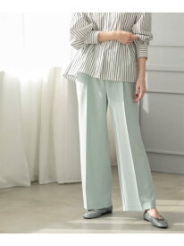 【SALE／30%OFF】《SS-LLsize》美脚ストレッチイージーワイドパンツ【洗濯機洗い可/防シワ】 OPAQUE.CLIP オペークドットクリップ パンツ その他のパンツ ブラック ベージュ ブルー グレー【RBA_E】[Rakuten Fashion]