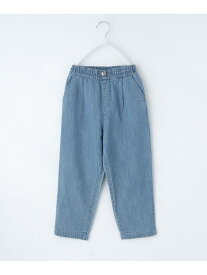 デニム ウエストゴム イージーパンツ THE SHOP TK ザ ショップ ティーケー パンツ その他のパンツ ブルー ネイビー[Rakuten Fashion]