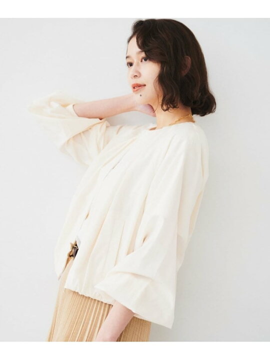 楽天市場】【SALE／60%OFF】【春の軽羽織り】ボリューム袖 ノーカラー 