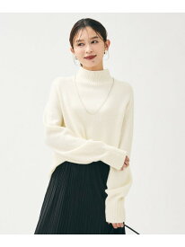 【SALE／28%OFF】【8色展開/洗える】ウールカシミヤ ハイネックニット UNTITLED アンタイトル トップス ニット ブラウン ピンク ホワイト ブルー パープル グレー【RBA_E】【送料無料】[Rakuten Fashion]