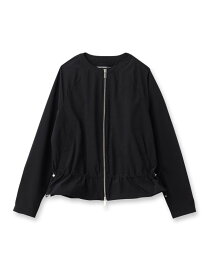 【SALE／5%OFF】WOOLRICH(ウールリッチ)CITY BOMBER ノーカラージャケット DRESSTERIOR ドレステリア ジャケット・アウター ブルゾン・ジャンパー ブラック ベージュ【RBA_E】【送料無料】[Rakuten Fashion]