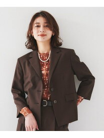 【SALE／50%OFF】【オンオフ使える/セットアップ可能】トロピカルウール シングルブレストジャケット UNTITLED アンタイトル ジャケット・アウター テーラードジャケット・ブレザー ブラウン ネイビー【RBA_E】【送料無料】[Rakuten Fashion]