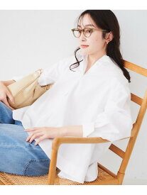 【SALE／50%OFF】【体型カバー】タイプライター テントシャツ UNTITLED アンタイトル トップス シャツ・ブラウス ブルー ネイビー ホワイト【RBA_E】【送料無料】[Rakuten Fashion]
