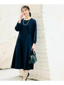 【SALE／5%OFF】【洗える/ストレッチ性/フォーマル】フレアワンピース UNTITLED アンタイトル ワンピース・ドレス その他のワンピース・ドレス グレー ネイビー ブラック【RBA_E】【送料無料】[Rakuten Fashion]