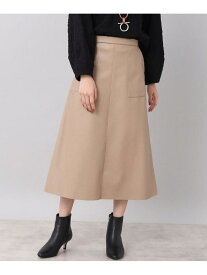 【SALE／60%OFF】フェイクレザースカート UNTITLED アンタイトル スカート その他のスカート ブラック ベージュ【RBA_E】【送料無料】[Rakuten Fashion]
