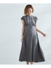 一枚で着映える上品スタンドカラーシャツワンピース grove グローブ ワンピース・ドレス その他のワンピース・ドレス グリーン ブラック グレー【送料無料】[Rakuten Fashion]