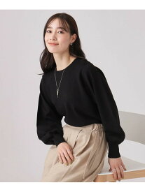 【SALE／46%OFF】【洗える】なめらかタッチ レディなお袖ボリュームニット SHOO・LA・RUE シューラルー トップス ニット ブラック ベージュ ブルー【RBA_E】[Rakuten Fashion]