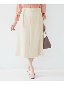 【SALE／70%OFF】【ミモレ丈/きれいめ】共ベルト付きマーメイドスカート UNTITLED アンタイトル スカート その他のスカート ネイビー ベージュ【RBA_E】【送料無料】[Rakuten Fashion]