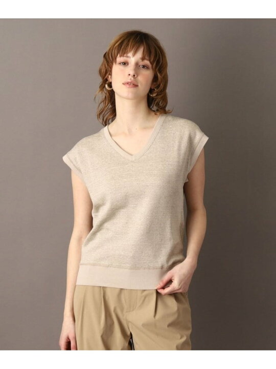 楽天市場】【SALE／30%OFF】【前後2WAY/セットアップ】リネン混裏毛V 