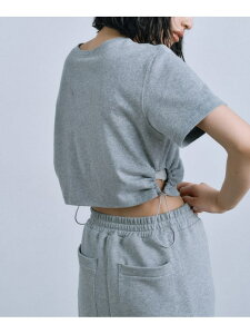 �ySALE�^50%OFF�zdrawstring crop tee CODE A �R�[�h�G�[ �g�b�v�X �J�b�g�\�[�ET�V���c �z���C�g �O���[�yRBA_E�z�y���������z[Rakuten Fashion]