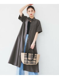 【SALE／40%OFF】【コットン100/前開き/夏ワンピ】ロングシャツワンピース UNTITLED アンタイトル ワンピース・ドレス その他のワンピース・ドレス ブラウン グレー ブルー【RBA_E】【送料無料】[Rakuten Fashion]
