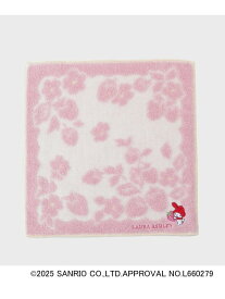 マイメロディ タオルハンカチ LAURA ASHLEY HOME ローラ アシュレイ ファッション雑貨 ハンカチ・ハンドタオル ピンク ブルー[Rakuten Fashion]