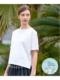 【接触冷感/抗菌防臭/消臭】アイスクリアコットンドルマンTシャツ DRESSTERIOR ドレステリア トップス カットソー・Tシャツ ピンク ホワイト ブラック ブルー【送料無料】[Rakuten Fashion]