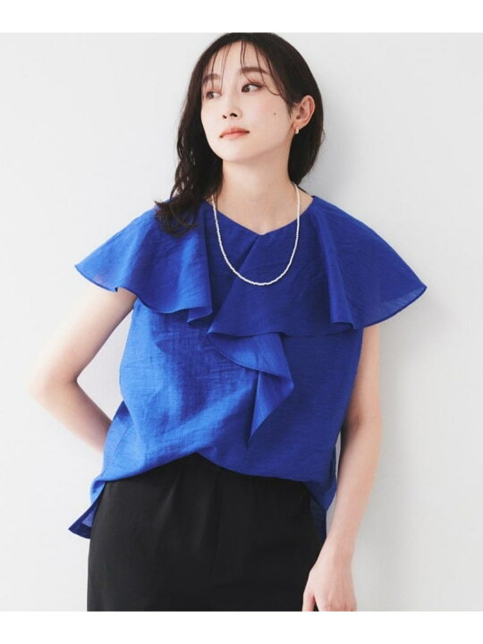 楽天市場】【SALE／55%OFF】【きれいめ/洗える/フリル】ラッフルシアー 